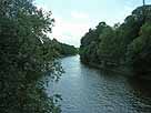 Kanal-Trave – Blick von der Mühlentorbrücke kanalaufwärts