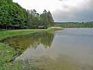 Schmiedegrundsee – Blick entlang des östlichen Ufers