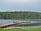 Schmiedegrundsee – Steg am Nordende des Neuensunder Sees