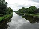 Dortmund-Ems-Kanal (DEK) – Blick von der Kohschulten-Brücke südwärts