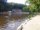 Deininger Weiher – Bick zum Nordende mit Gastwirtschaft