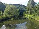 Sieg – Brücke Im Mühlenhof, Blick flussaufwärts