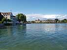 Bodensee (Obersee) – Höhe Stadtgarten, Blick auf das Steigenberger