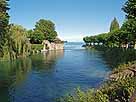 Bodensee (Obersee) – Wassergraben am Inselhotel Steigenberger