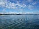 Bodensee (Obersee) – Blick von der Fähre Richtung Insel Mainau