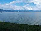 Bodensee (Obersee) – Insel Lindau, Blick Richtung Osten