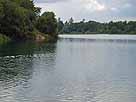 Baggersee Möllenbronn (Fronreute) – Blick in den nördlichen Seebereich