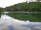 Schwanenweiher – Blick vom westlichen Ufer Richtung Osten