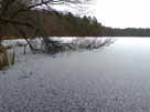 Böbereckensee – geschlossene Eisdecke im Februar 2016