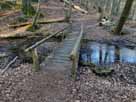 Binenbach – kleiner Steg über den Binenbach am Wanderweg