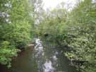 Wupper – Brücke Ohl- / Gartenstraße, Bilck flussabwärts