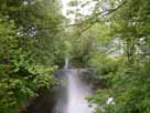 Wupper – Brücke Leiersmühle, Blick flussaufwärts