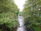 Wupper – Brücke Am Stauweiher, Blick Richtung Stauweiher