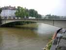 Donau – Brücke Donaustraße, Blick flussaufwärts