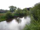 Wümme (Hellwege / Rotenburg) – Blick von der Brücke flussabwärts