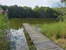 Kleiner Luhmer See – Ostufer, Steg der Badestelle