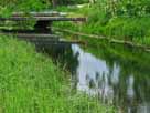 Hauptentwässerungsgraben A – Blick flussaufwärts Richtung Straßenbrücke Tarmow,