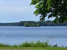 Gudelacksee – Blick auf die kleine und große Insel