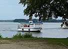 Gudelacksee – Personenfähre zur großen Insel