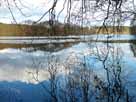 Kalksee – Panorama mit Blick auf die Halbinsel