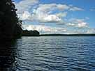 Nebelsee – Blick entlang des Nordwestufers