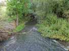 Bega – Blick von der Brücke Bielefelder Straße flussabwärts