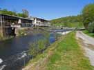 Fränkische Saale – Wehr Roßmühle, flussaufwärts Richtung Pontonbrücke