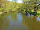 Fränkische Saale – Fischereigrenze ca. 50 m oberhalb Brücke Michelau