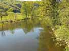 Fränkische Saale – Brücke Michelau flussabwärts Richtung Hurzfurt