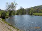 Fränkische Saale – Blockhütte Hurzfurt, flussaufwärts Richtung Michelau