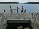 Klappgraben – Klappgraben an der Mündung in den Neuruppiner See