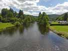 Rur – Blick von der Brücke Rurweg flussaufwärts