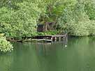 Edebergsee – Steg am Nordufer des Sees