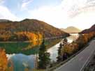 Sylvensteinspeicher – Herbst am Sylvensteinspeicher