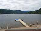 Titisee – Aufnahme am nördlichen Badestrand Höhe Seeterrasse