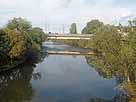 Sieg – Blick Richtung Bahnbrücke