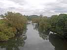 Sieg – Blick von der Buisdorfer Brücke flussaufwärts