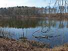 Huwenowsee – Seepanorama von der Schlossseite des Sees