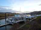 Hafen Oberwinter – das Pfannkuchenschiff im Oktober 2016