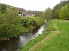 Leppe – die Leppe unterhalb von Blumenau, Blick flussaufwärts