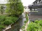 Leppe – Brücke Feckelsberger Weg, Blick flussabwärts