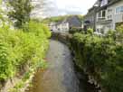 Leppe – Brücke Märkische Straße, Blick flussaufwärts