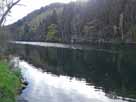 Lenne – oberhalb der Brücke Ehlhausen, Blick flussaufwärts