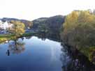 Lenne – Lenne-Brücke Bahnhofstraße, Blick flussaufwärts