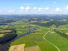 Naab – Aufnahme aus Höhe Mossendorf, Blick flussabwärts