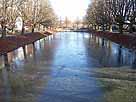 Lindenthaler Kanal, Bereich Clarenbachstraße – Blick Richtung Universitätsstraße