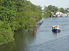 Dove Elbe – vor der Schleuse Tatenberg