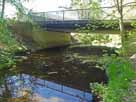 Sieg – Blick auf die Brücke Waldstraße