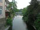 Schwentine – Blick flussaufwärts Richtung Brücke am Kirchsee