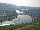 Mosel – Blick flussaufwärts Richtung Trier